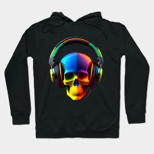 Skull With Headphones Hoodie